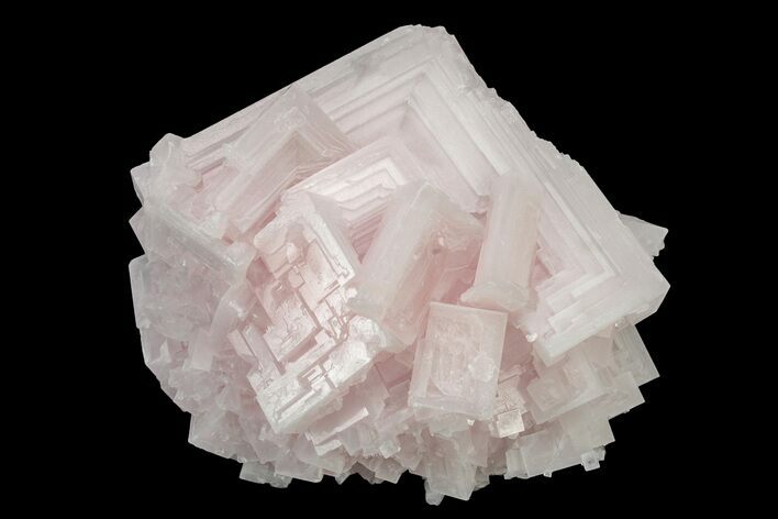 Pink Halite Crystal Cluster - Trona, California #239545